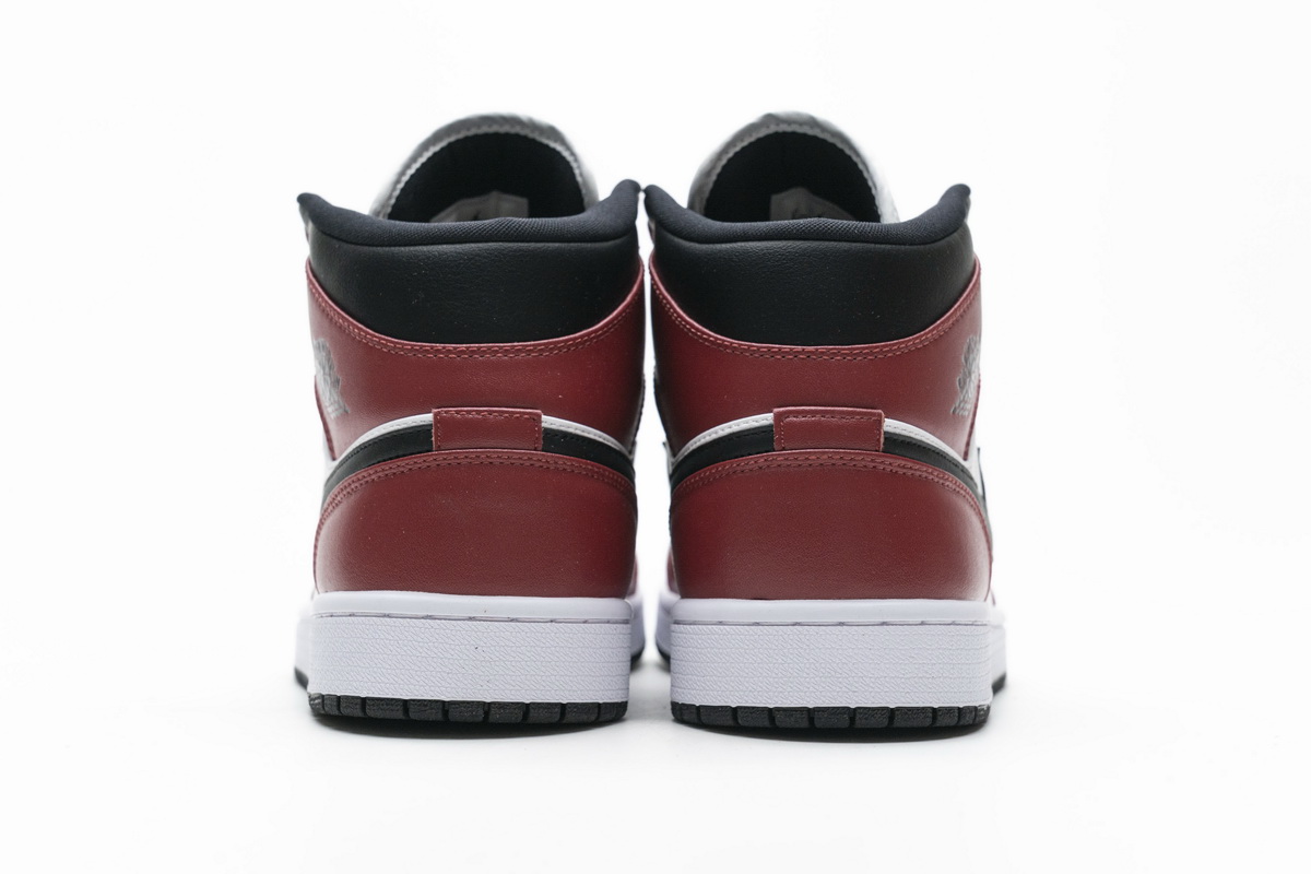 Nike Air Jordan 1 Mid Gs Chicago Black Toe 554725 069 15 - www.kickbulk.co