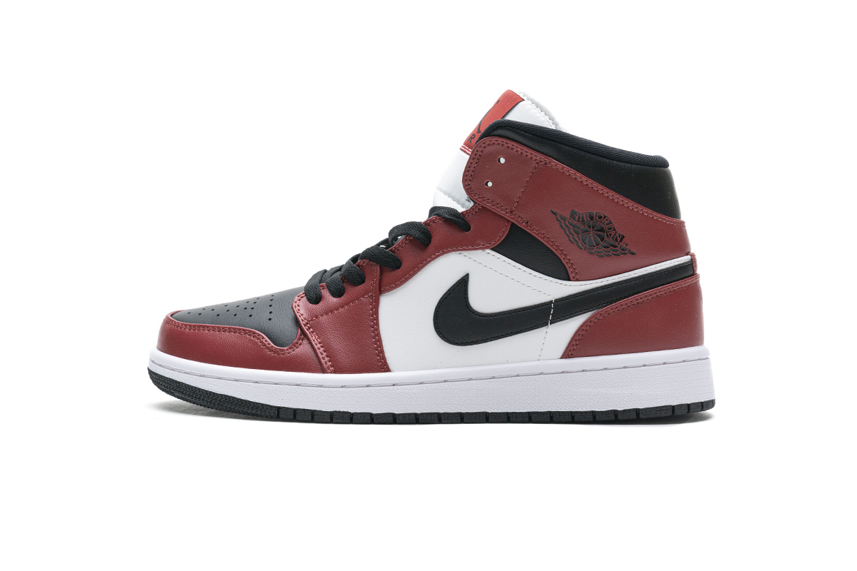 Nike Air Jordan 1 Mid Gs Chicago Black Toe 554725 069 17 - www.kickbulk.co