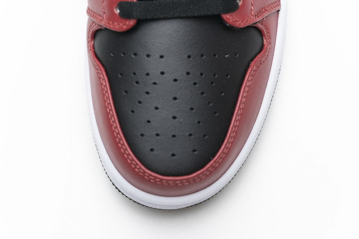 Nike Air Jordan 1 Mid Gs Chicago Black Toe 554725 069 21 - www.kickbulk.co