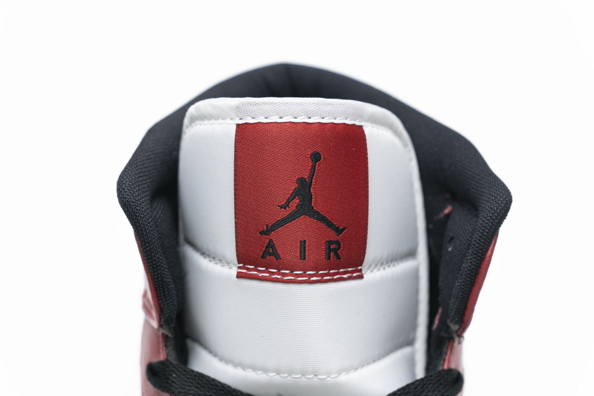 Nike Air Jordan 1 Mid Gs Chicago Black Toe 554725 069 23 - www.kickbulk.co