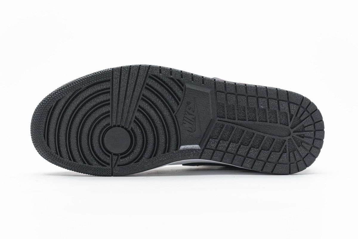Nike Air Jordan 1 Mid Gs Chicago Black Toe 554725 069 28 - www.kickbulk.co