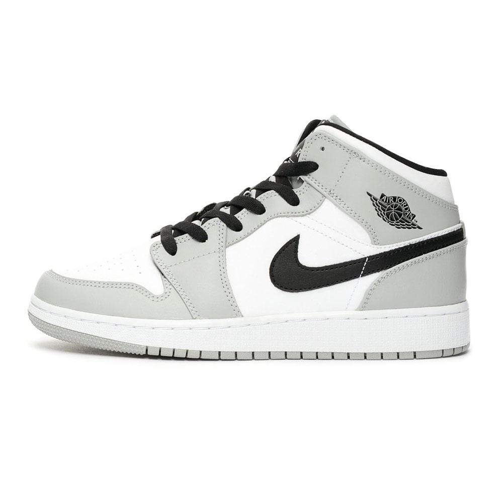 Nike Air Jordan 1 Mid Gs Light Smoke Grey 554725 092 1 - www.kickbulk.co