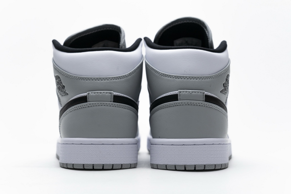 Nike Air Jordan 1 Mid GS 'Light Smoke Grey' 554725-092