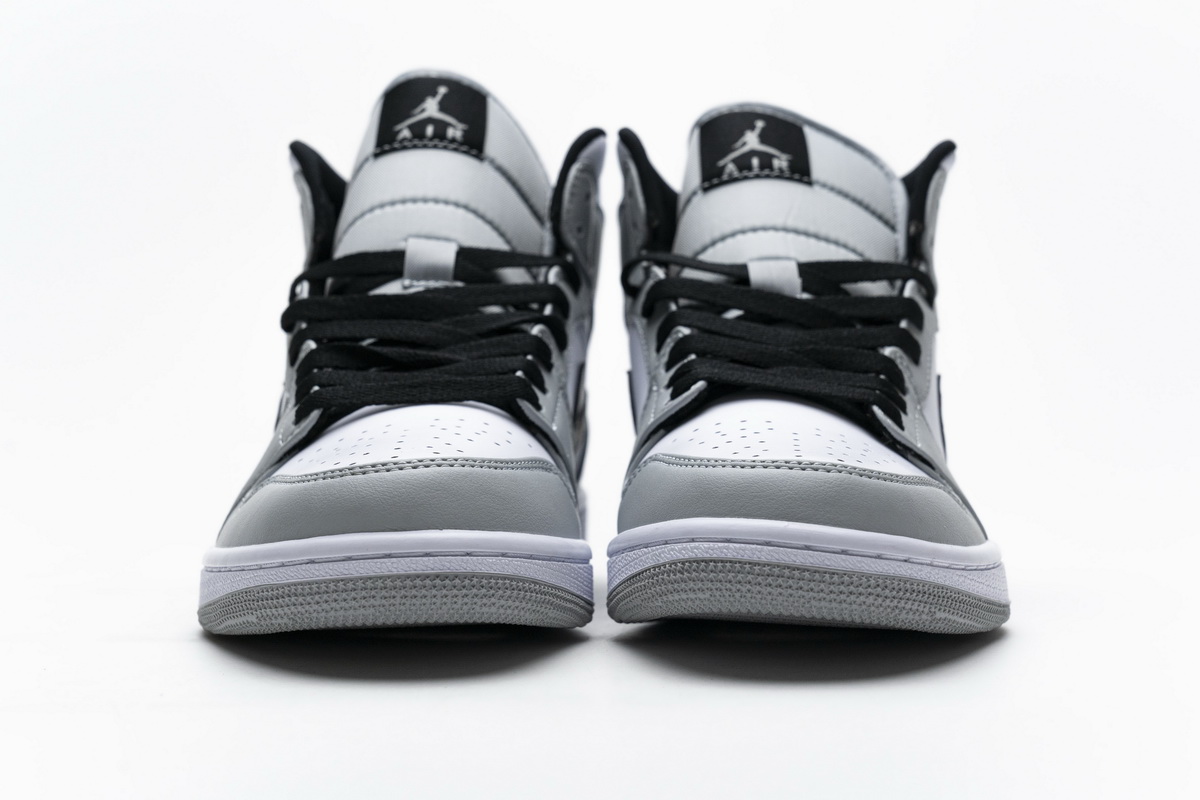 Nike Air Jordan 1 Mid Gs Light Smoke Grey 554725 092 13 - www.kickbulk.co