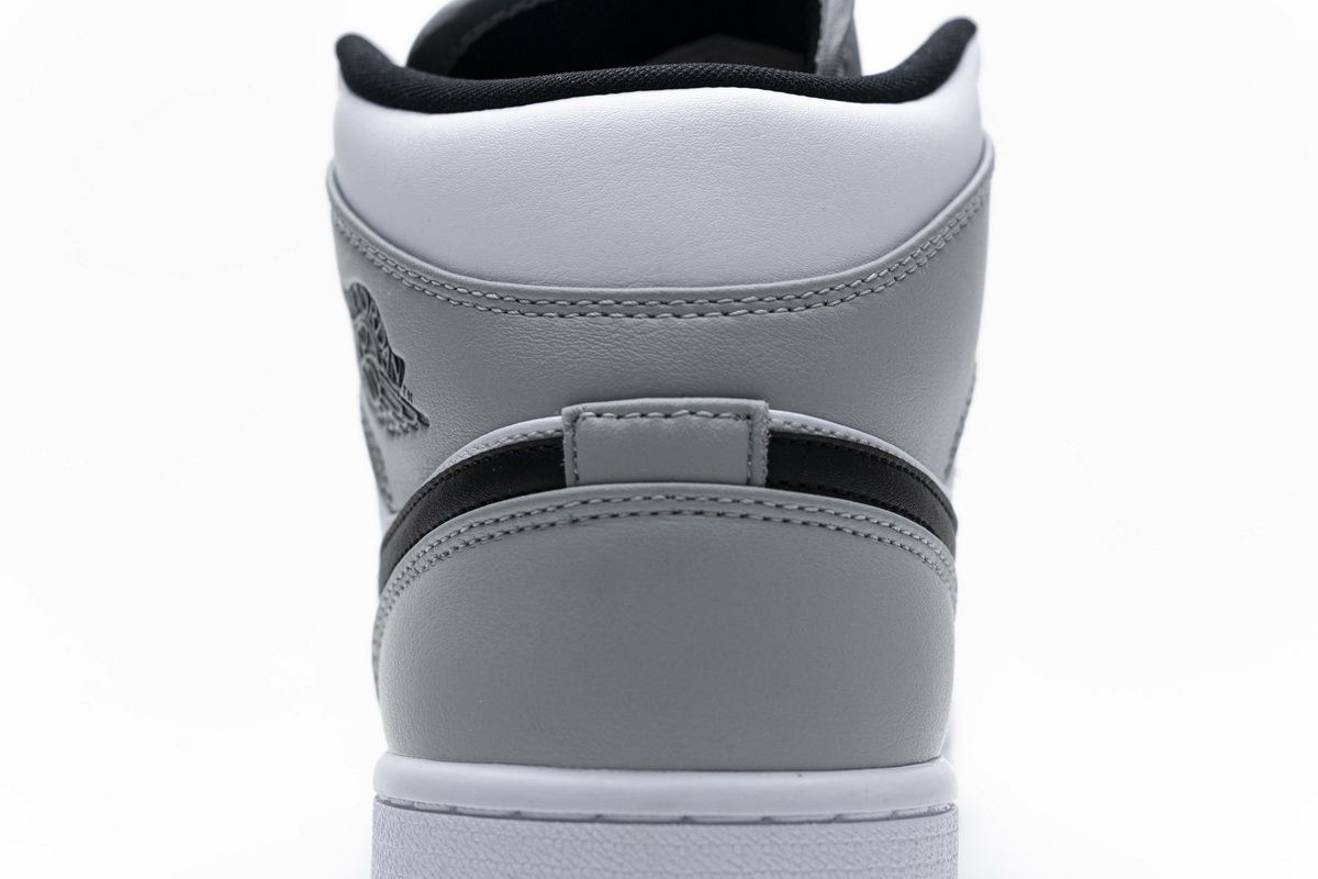 Nike Air Jordan 1 Mid Gs Light Smoke Grey 554725 092 21 - www.kickbulk.co