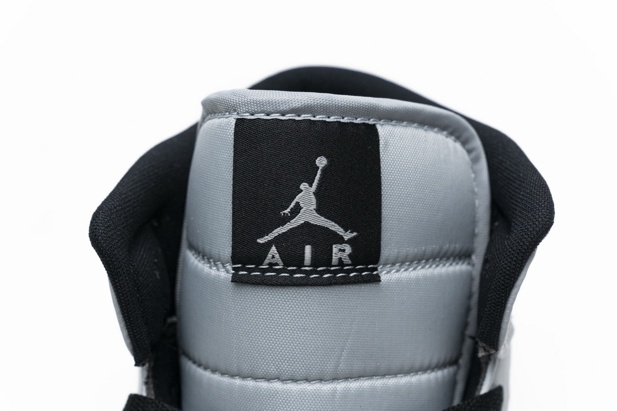 Nike Air Jordan 1 Mid Gs Light Smoke Grey 554725 092 24 - www.kickbulk.co