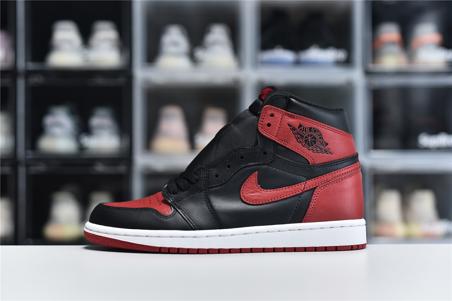 Jordan Air 1 Retro High Og Men Shoes Black Varsity Red White 555088 001 Kickbulk A1 - www.kickbulk.co