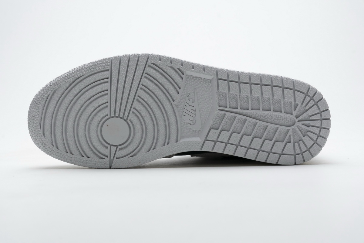 Nike Air Jordan 1 Retro Grey Crimson 555088 018 18 - www.kickbulk.co