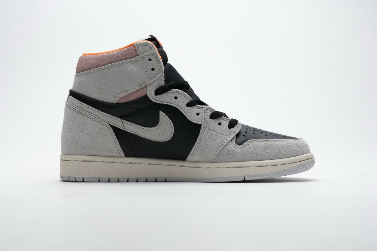 Nike Air Jordan 1 Retro Grey Crimson 555088 018 9 - www.kickbulk.co