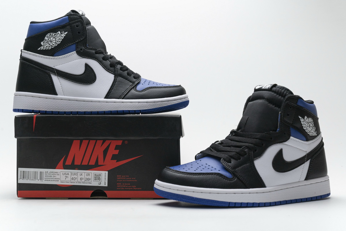 Nike Air Jordan 1 Retro High Og Royal Toe 555088 041 10 - www.kickbulk.co