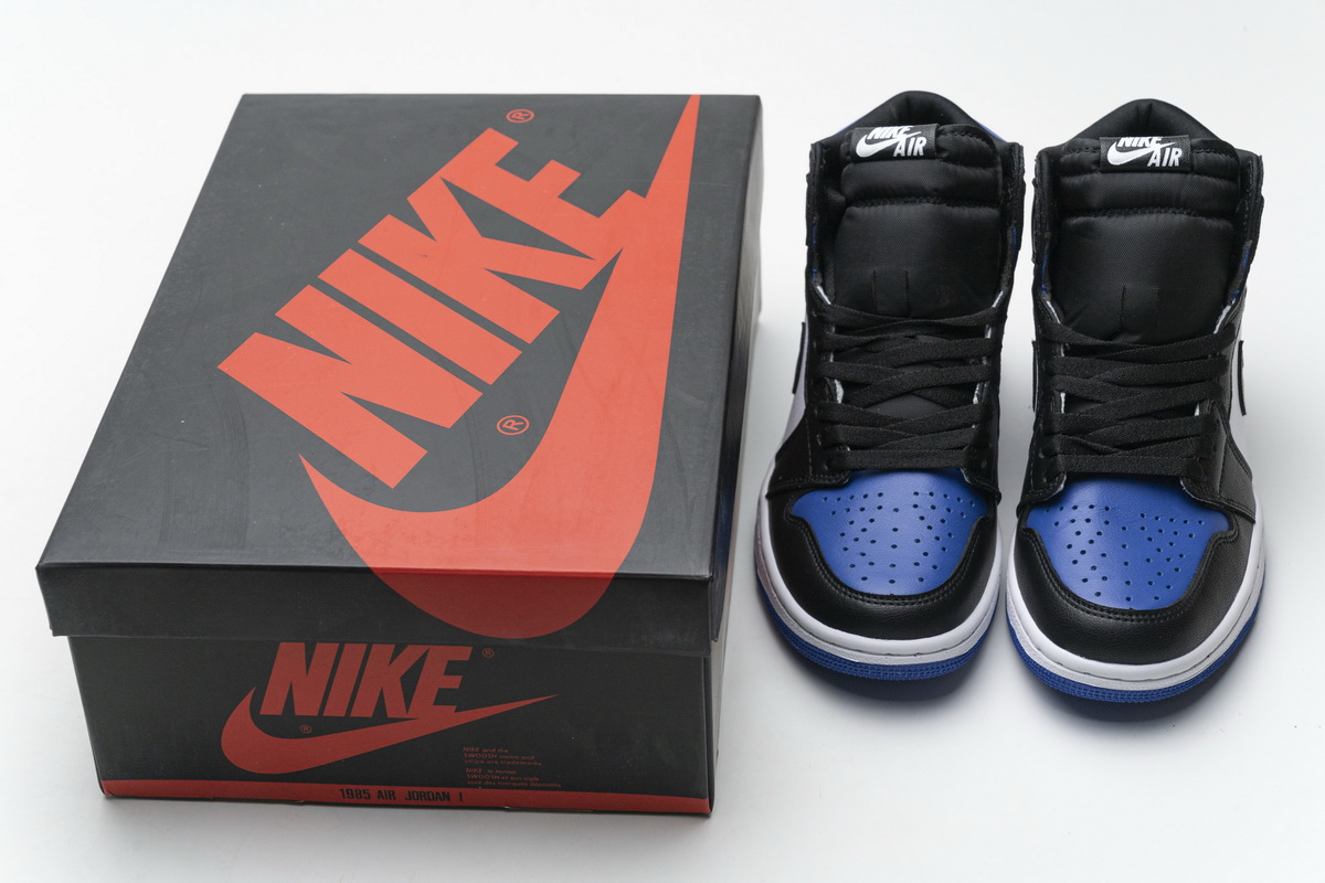 jordan 1 royal toe shoe box