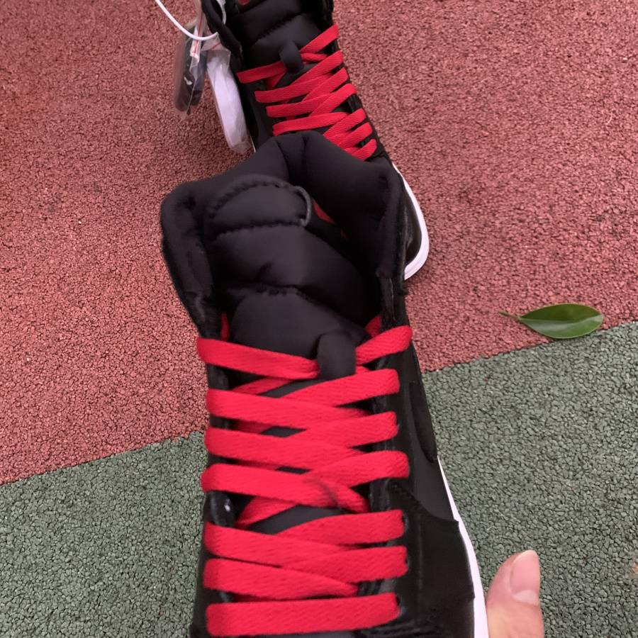 Nike Air Jordan 1 Retro High Og Black Gym Red 555088 060 12 - www.kickbulk.co