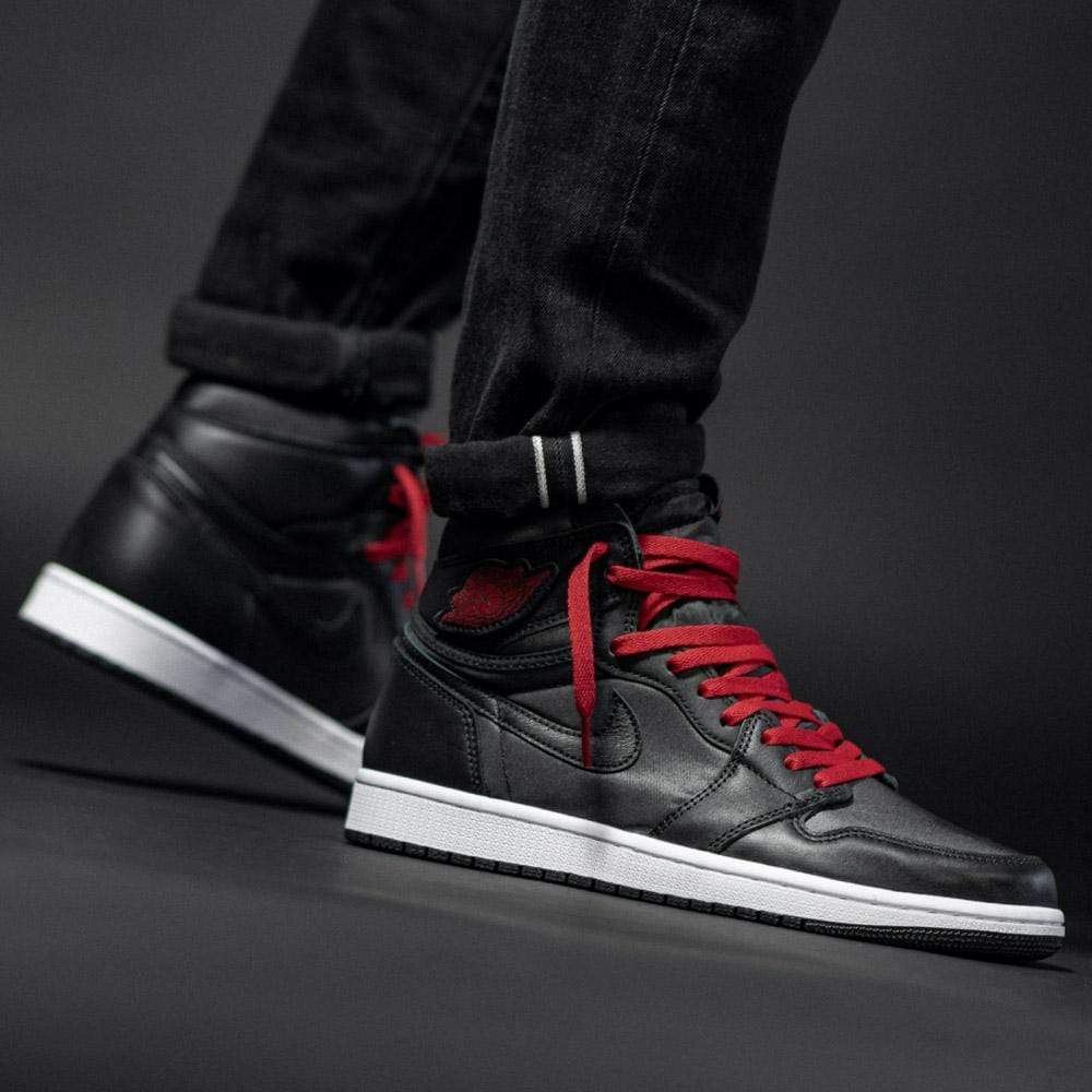 Nike Air Jordan 1 Retro High Og Black Gym Red 555088 060 6 - www.kickbulk.co