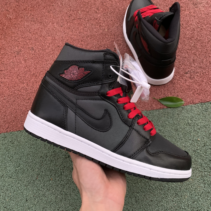 Nike Air Jordan 1 Retro High Og Black Gym Red 555088 060 9 - www.kickbulk.co