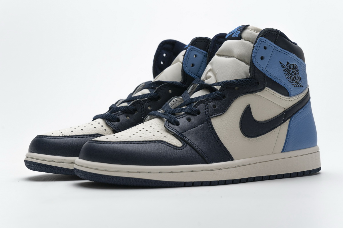 Nike Air Jordan 1 Retro High Og Obsidian Unc 555088 140 8 - www.kickbulk.co