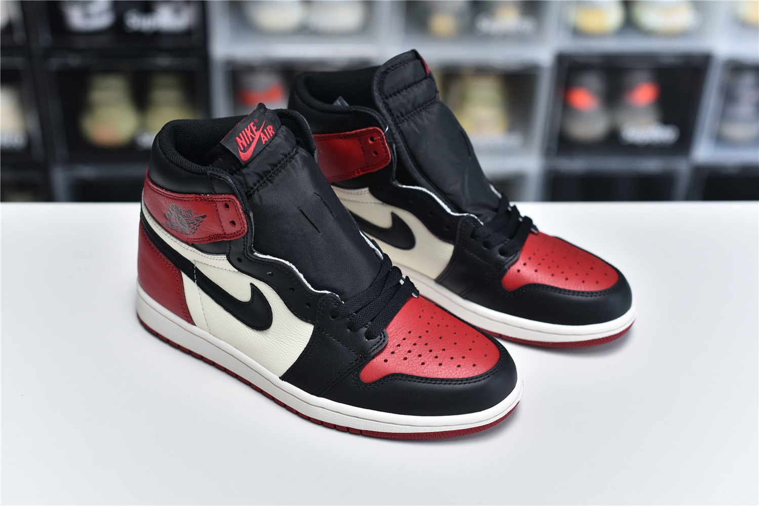 Nike Air Jordan 1 Retro High Og Red Black White Men Sneakers 555088 610 Kickbulk 9 - www.kickbulk.co