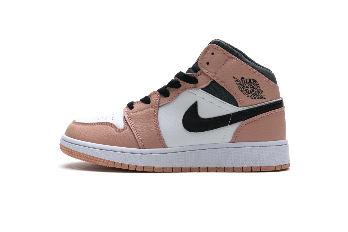 Nike Air Jordan 1 Mid Gs Pink Quartz 555112 603 14 - www.kickbulk.co