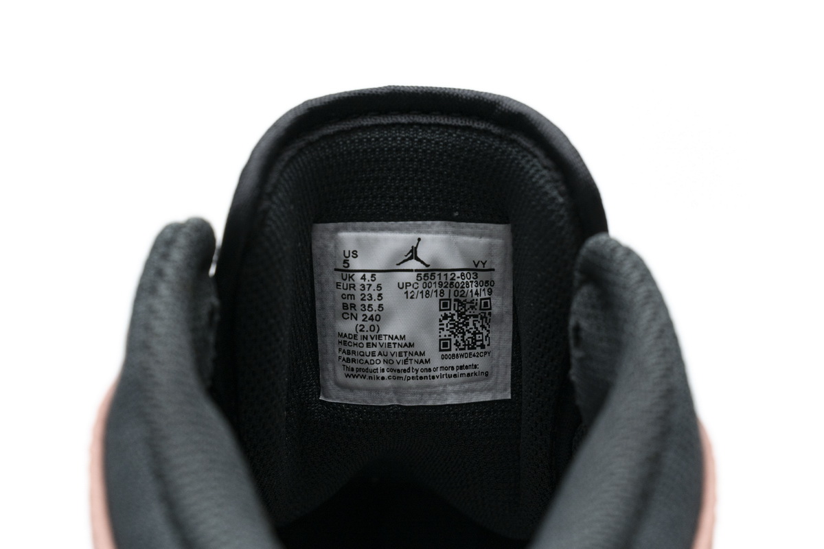 Nike Air Jordan 1 Mid Gs Pink Quartz 555112 603 27 - www.kickbulk.co
