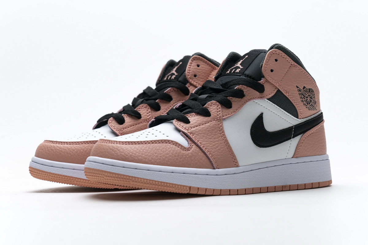 Nike Air Jordan 1 Mid Gs Pink Quartz 555112 603 8 - www.kickbulk.co