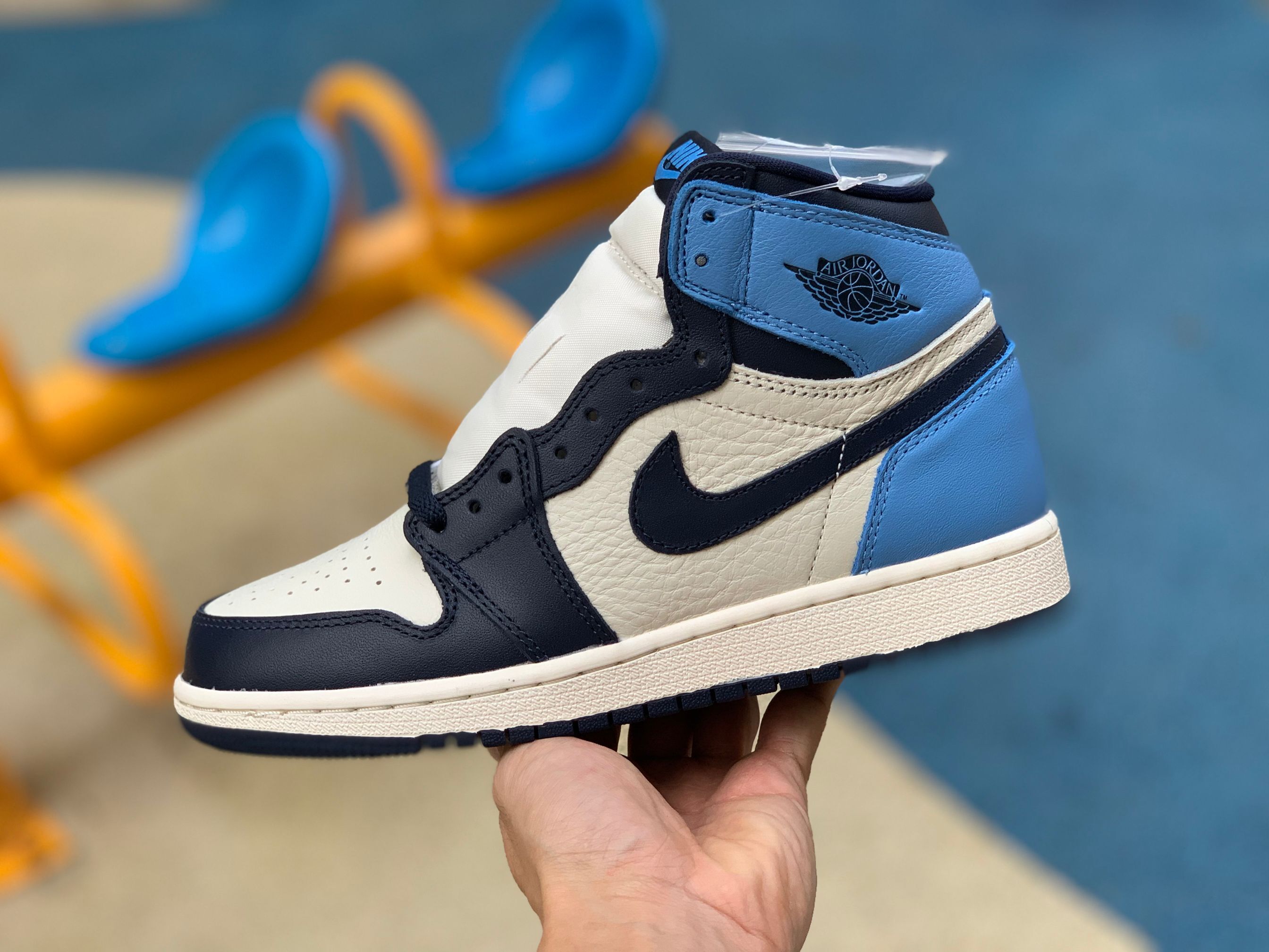 Nike Air Jordan 1 Retro High Og Gs Obsidian 575441 140 14 - www.kickbulk.co