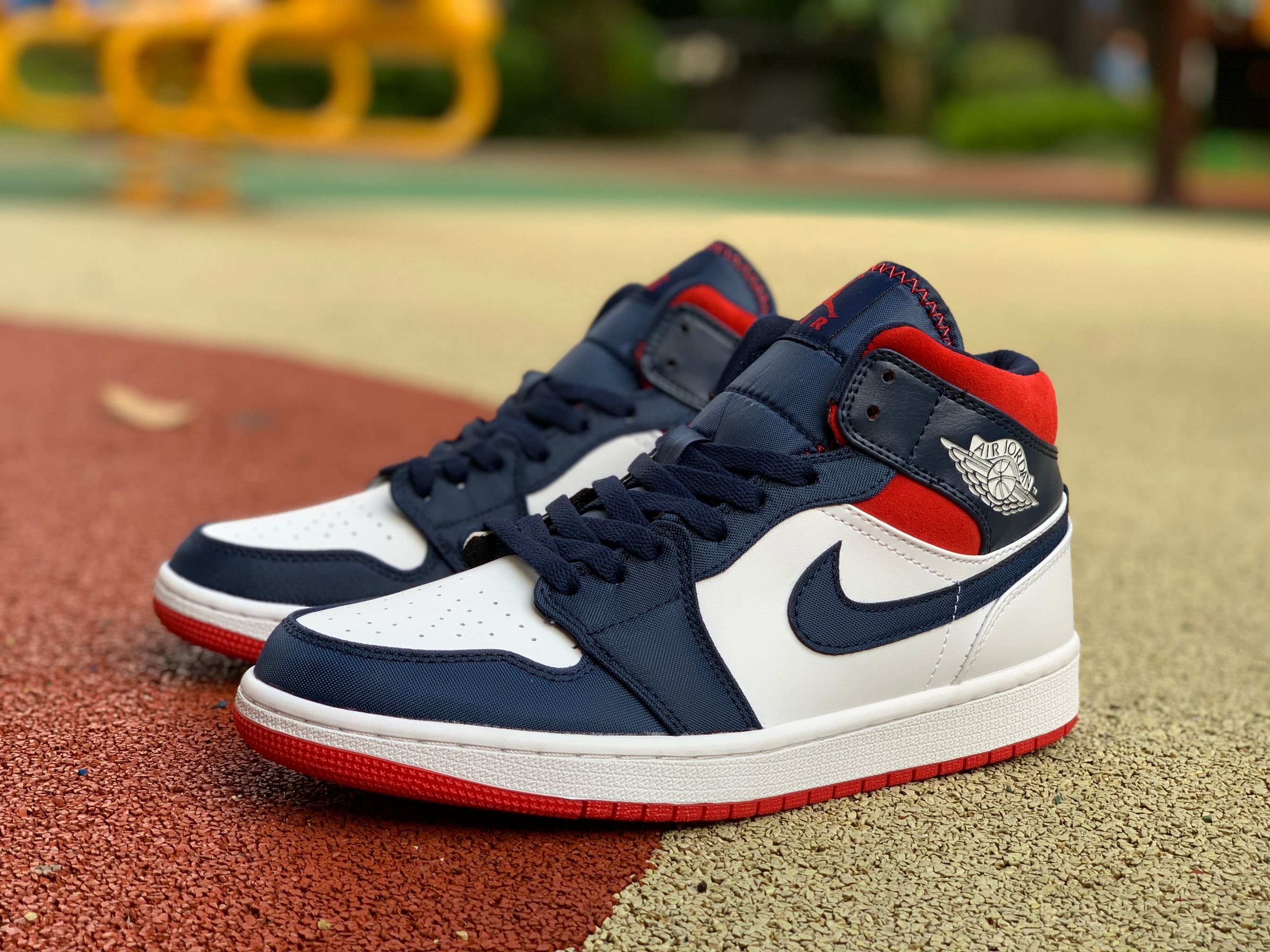 Nike Air Jordan 1 Mid Se Olympic Usa 852542 104 8 - www.kickbulk.co