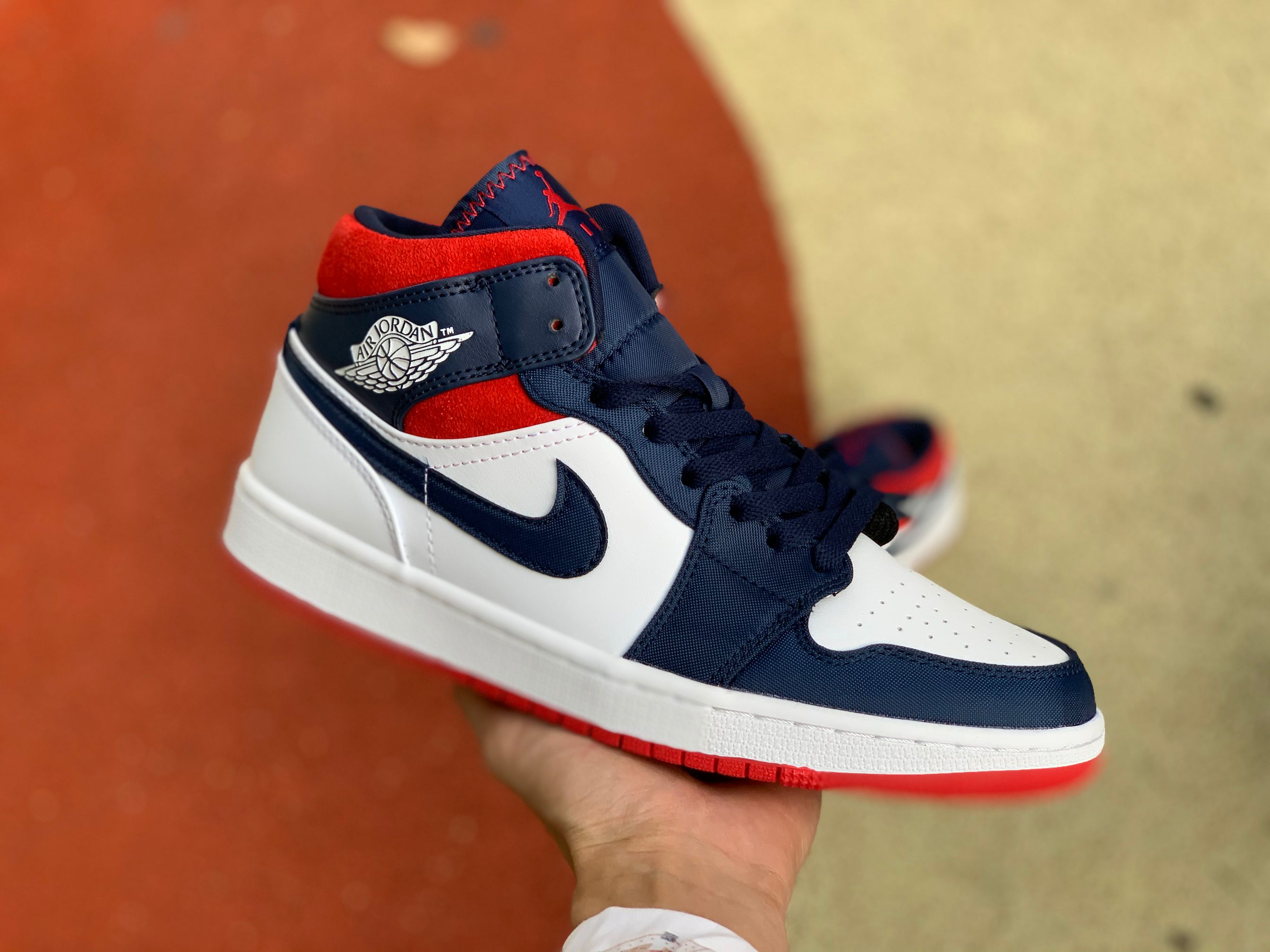 Nike Air Jordan 1 Mid Se Olympic Usa 852542 104 9 - www.kickbulk.co