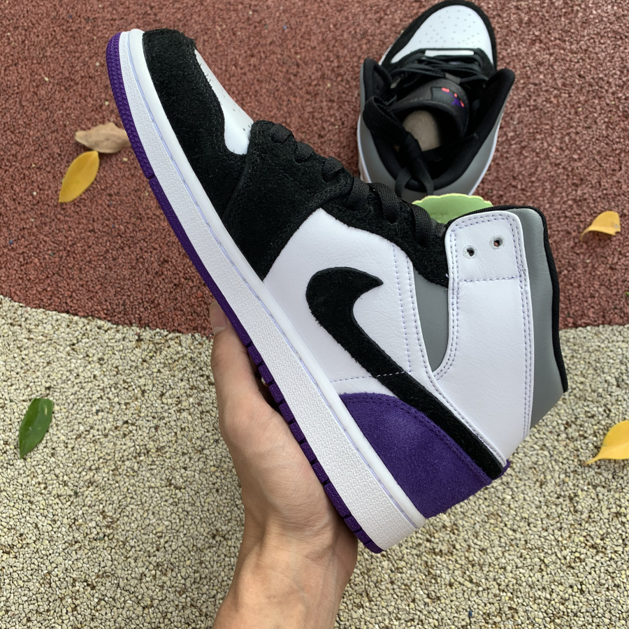 Nike Air Jordan 1 Mid Se Varsity Purple 852542 105 10 - www.kickbulk.co