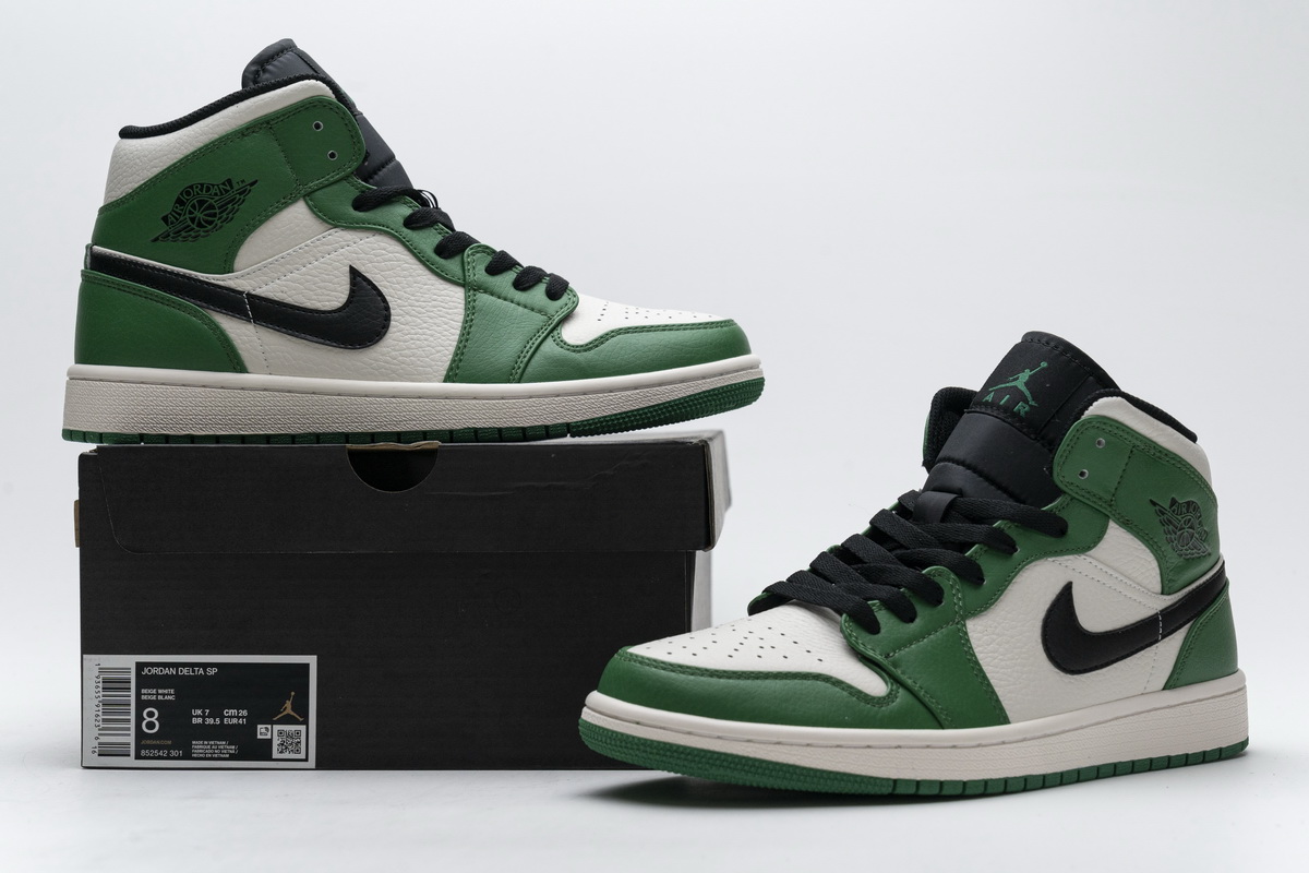 Nike Air Jordan 1 Mid Pine Green 852542 301 12 - www.kickbulk.co