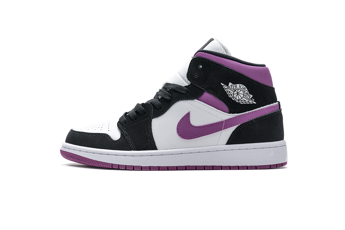 Nike Air Jordan 1 Wmns Mid Black Cactus Flower Bq6472 005 10 - www.kickbulk.co