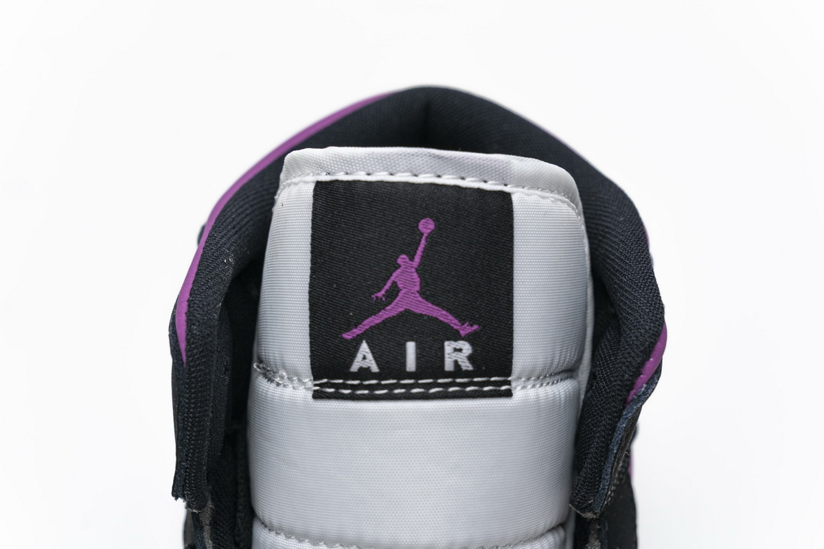 Nike Air Jordan 1 Wmns Mid Black Cactus Flower Bq6472 005 22 - www.kickbulk.co
