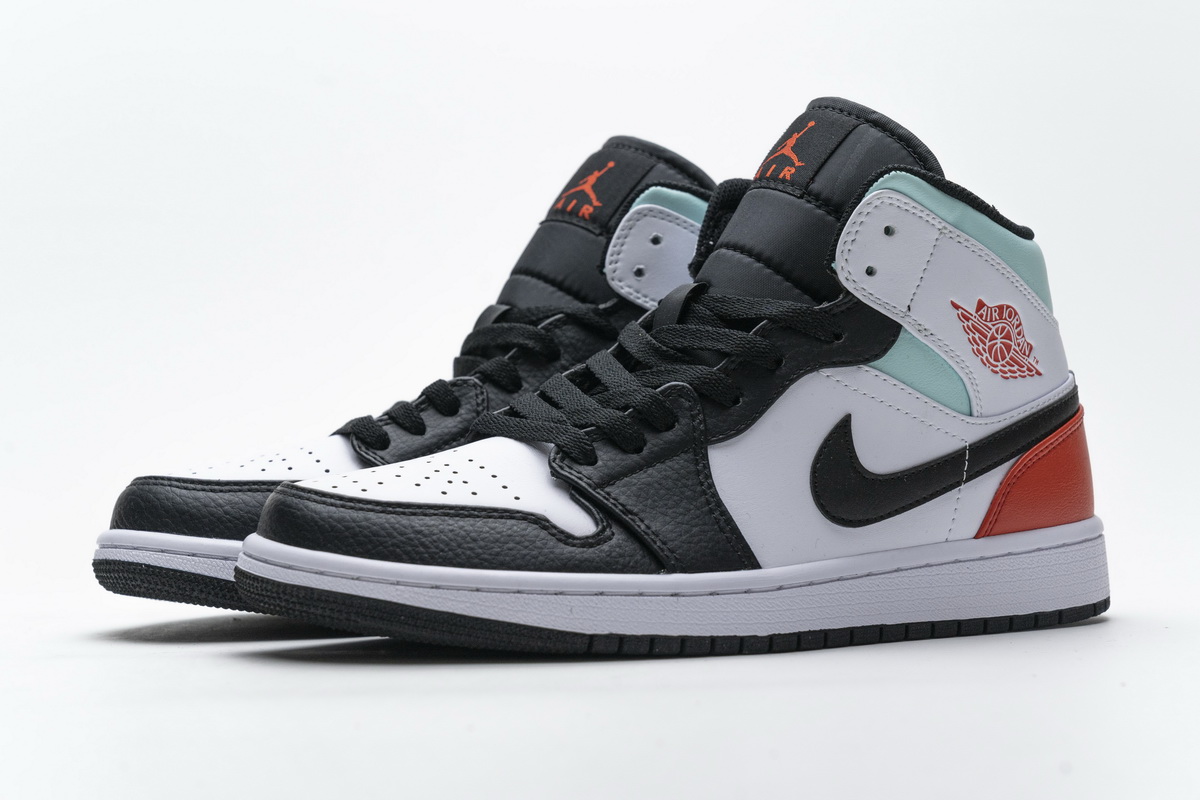 Air Jordan 1 Mid Gs Red Mint Bq6931 100 6 - www.kickbulk.co