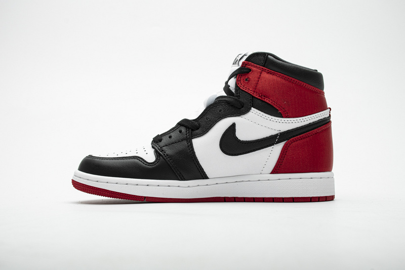 Nike Air Jordan 1 Wmns Retro High Satin Black Toe Cd0461 016 9 - www.kickbulk.co