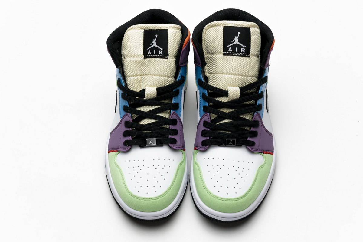 Nike Air Jordan 1 Mid Se Multi Colour W Cw1140 100 11 - www.kickbulk.co