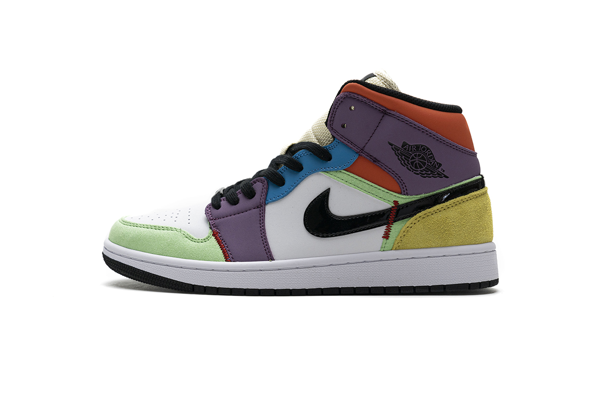 Nike Air Jordan 1 Mid Se Multi Colour W Cw1140 100 13 - www.kickbulk.co