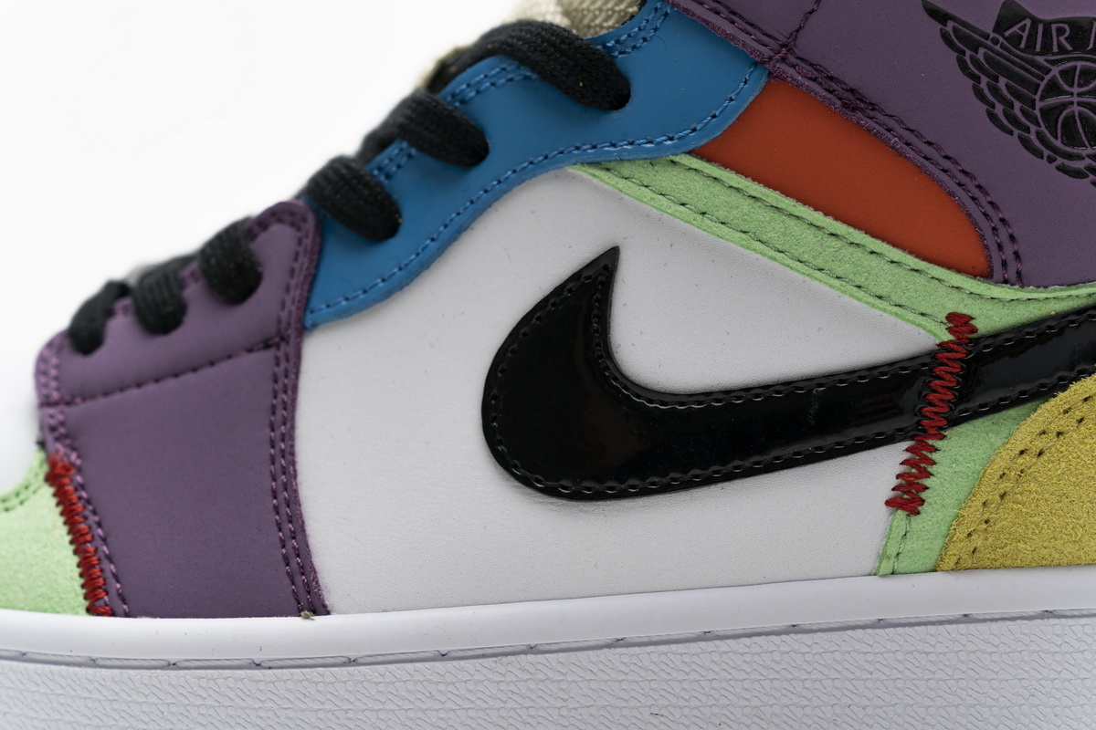 Nike Air Jordan 1 Mid Se Multi Colour W Cw1140 100 18 - www.kickbulk.co