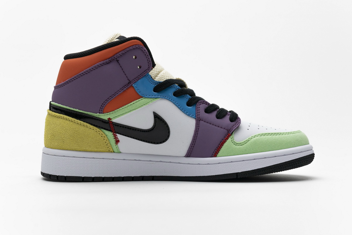 Nike Air Jordan 1 Mid Se Multi Colour W Cw1140 100 8 - www.kickbulk.co