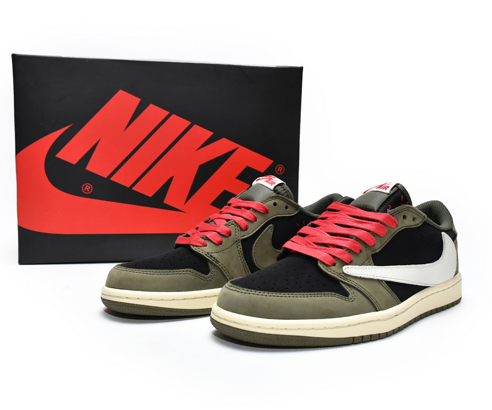 Travis Scott Air Jordan 1 Low Dark Green Dm7866 196 4 - www.kickbulk.co