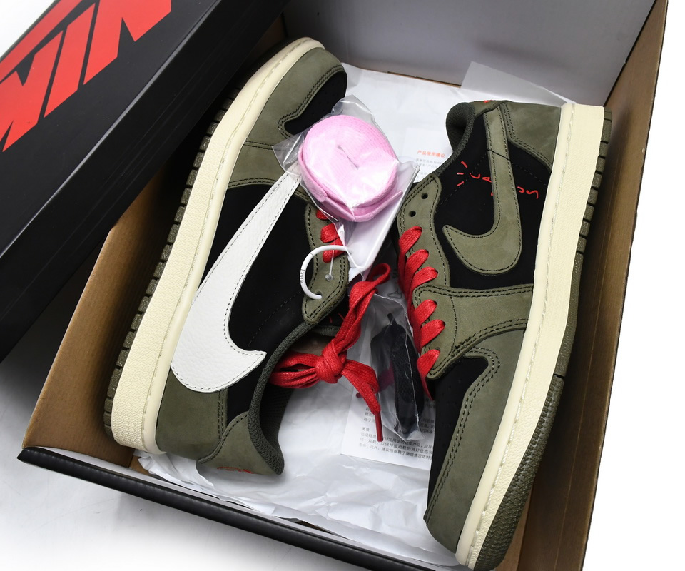 Travis Scott Air Jordan 1 Low Dark Green Dm7866 196 5 - www.kickbulk.co