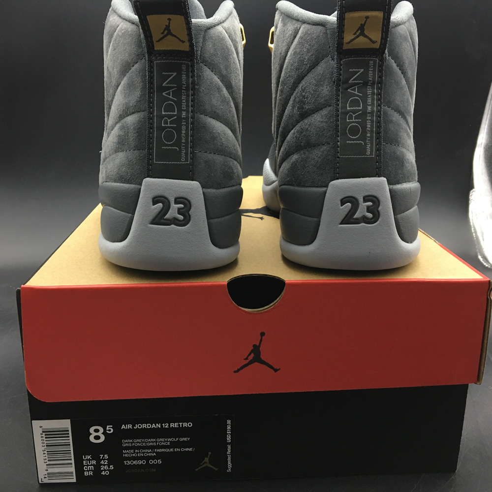 Nike Air Jordan 12 Dark Grey 130690 005 15 - www.kickbulk.co