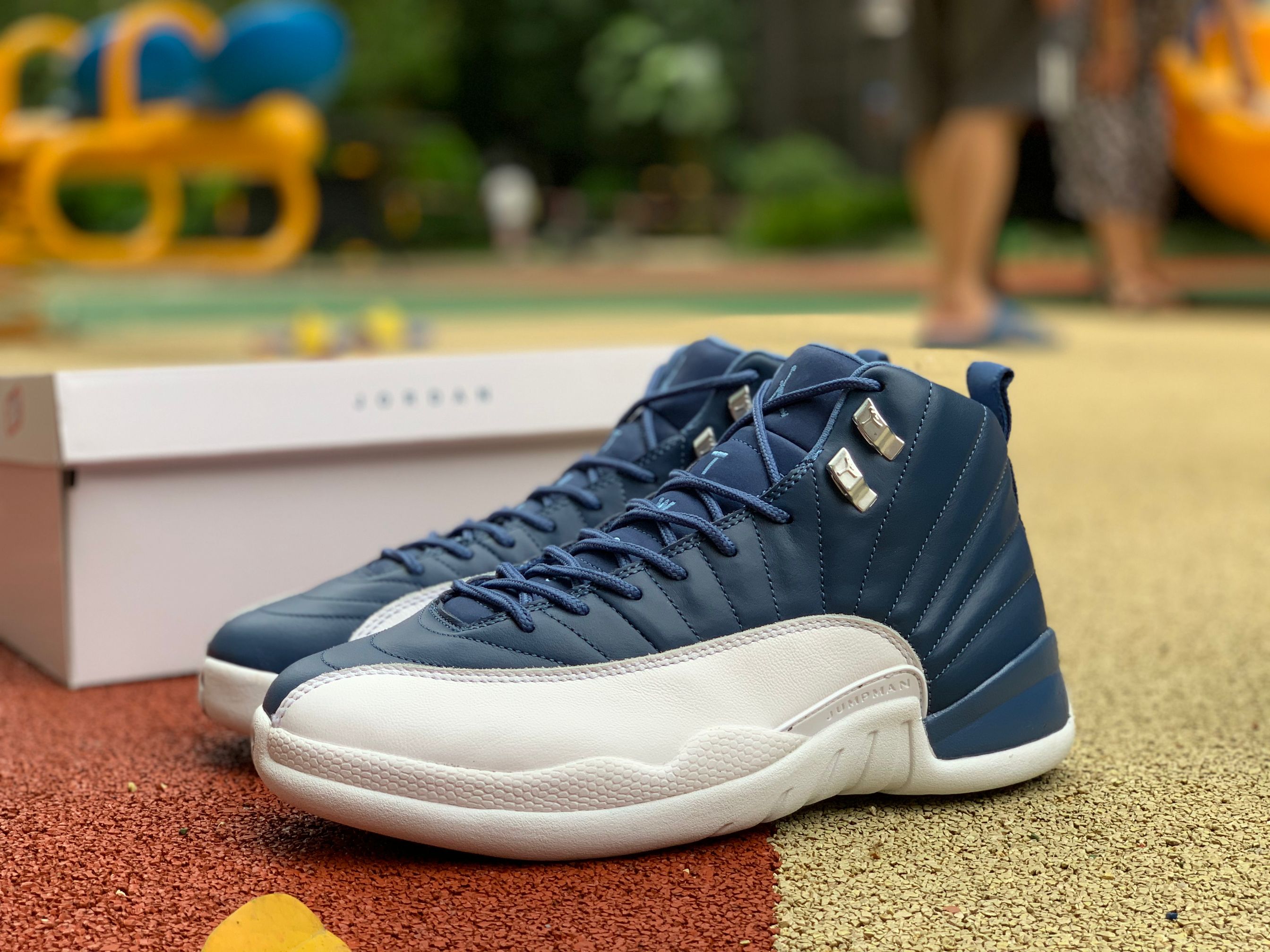 Air Jordan 12 Indigo Stone Blue Release Date 130690 404 12 - www.kickbulk.co