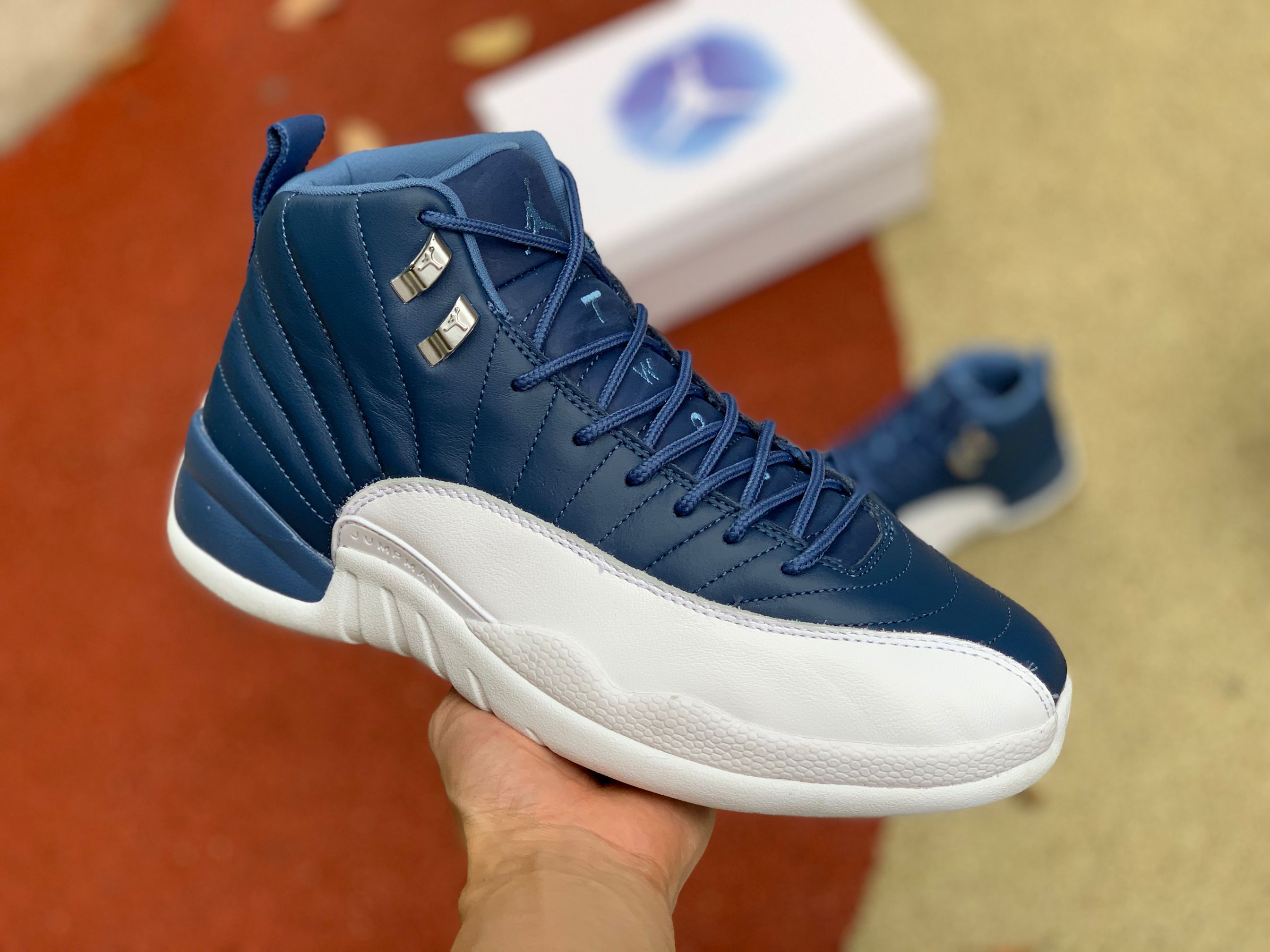 Air Jordan 12 Indigo Stone Blue Release Date 130690 404 13 - www.kickbulk.co