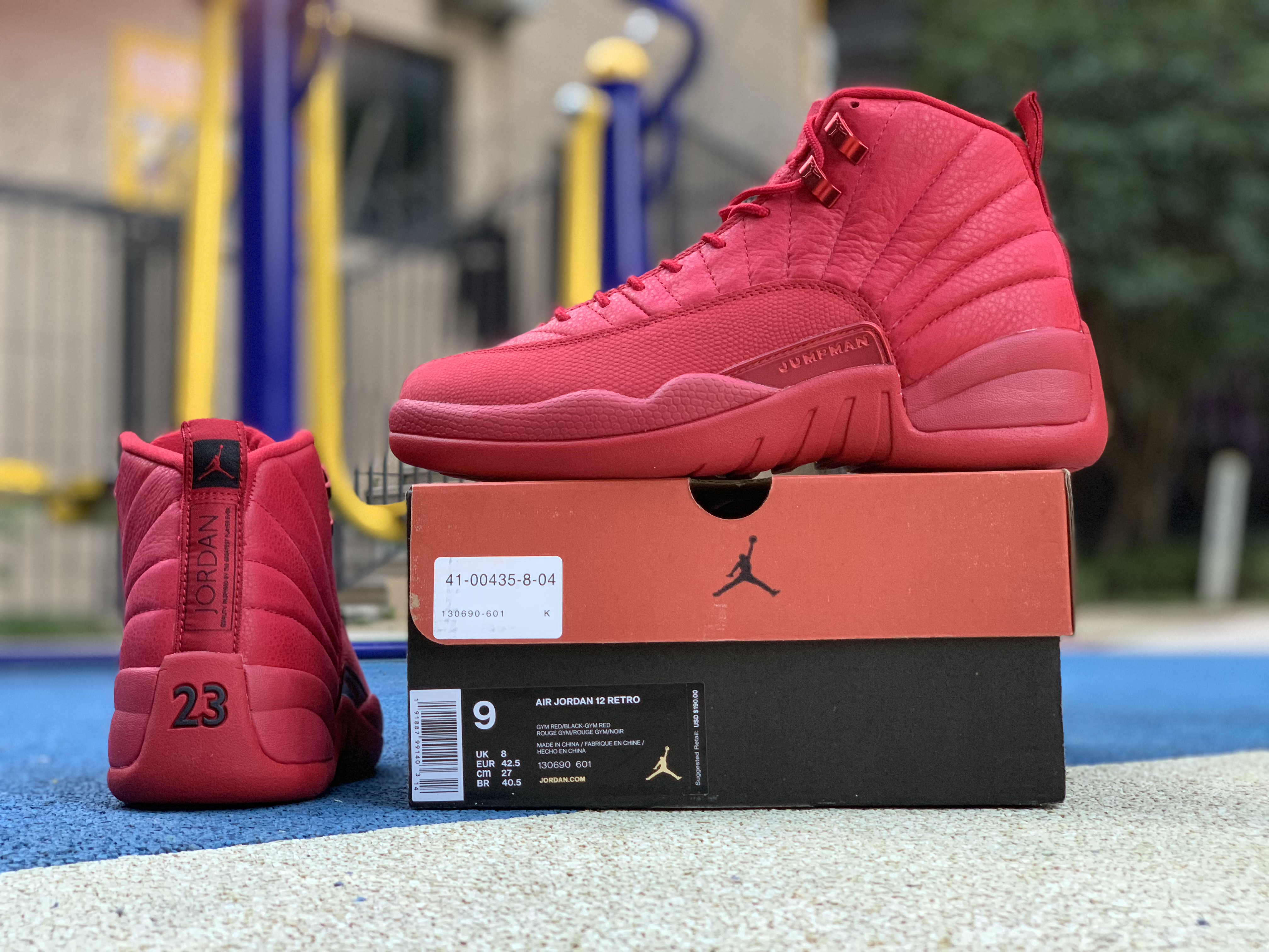 Nike Air Jordan 12 Gym Red 2018 Bulls Black Friday 130690 601 6 - www.kickbulk.co