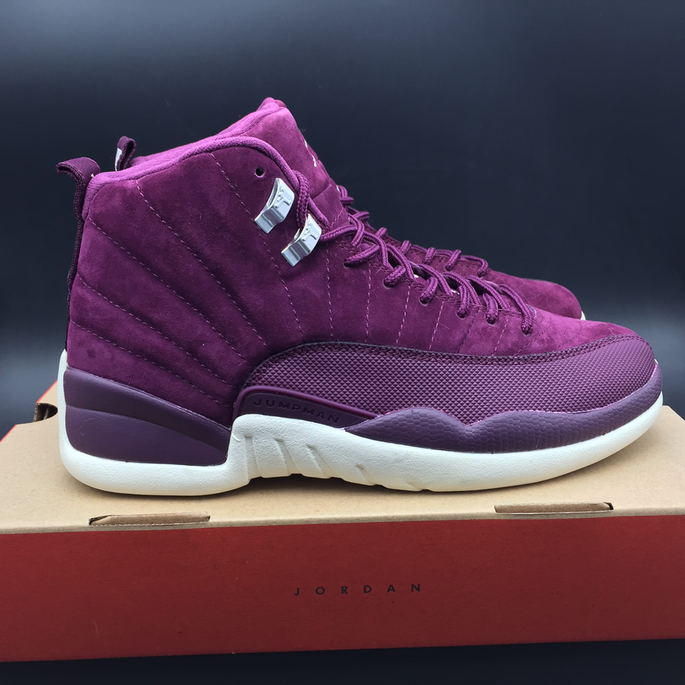 Air Jordan 12 Bordeaux 153265 130690 617 6 - www.kickbulk.co