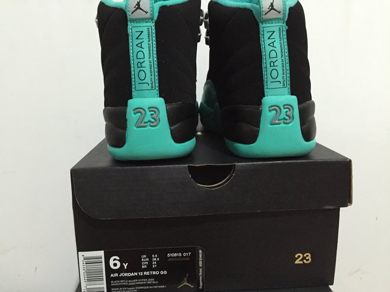 Nike Air Jordan 12 Gs Hyper Jade 510815 017 6 - www.kickbulk.co