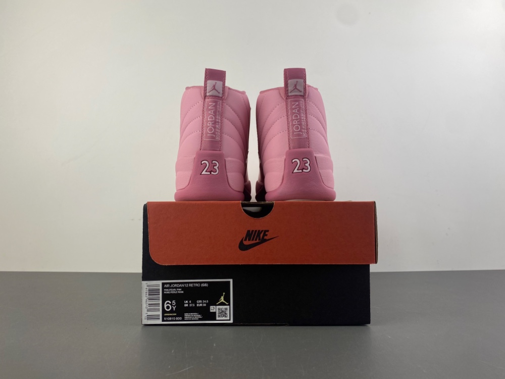 Air Jordan 12 Retro Gs Pearl Pink 510815 600 12 - www.kickbulk.co
