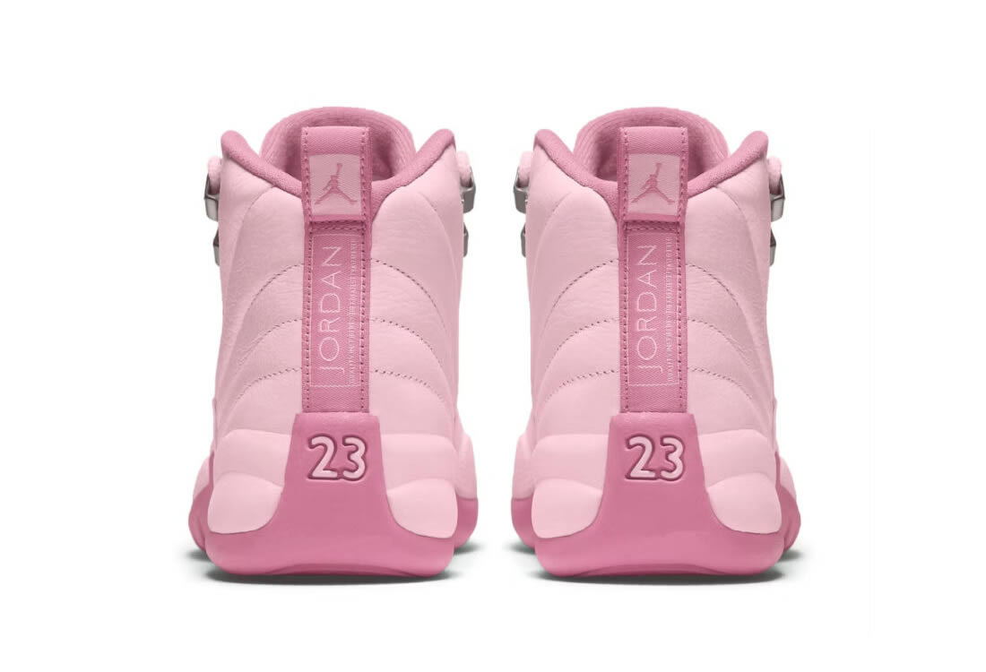 Air Jordan 12 Retro Gs Pearl Pink 510815 600 3 - www.kickbulk.co