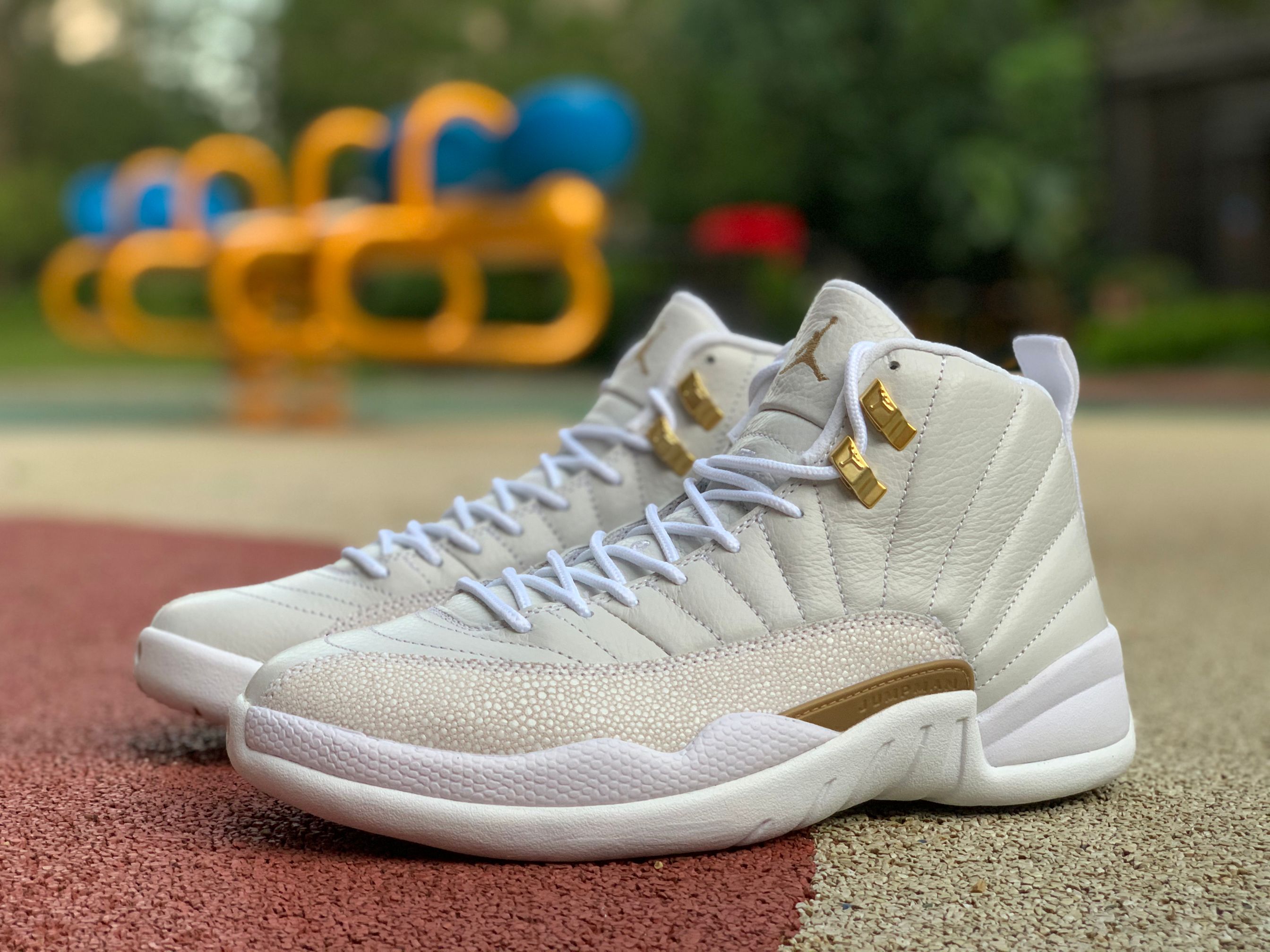 Air Jordan 12 Retro Ovo White Metallic Gold 873864 102 12 - www.kickbulk.co