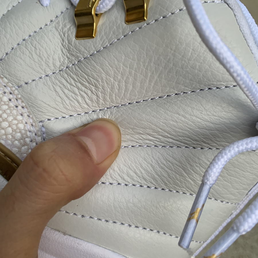 Air Jordan 12 Retro Ovo White Metallic Gold 873864 102 24 - www.kickbulk.co