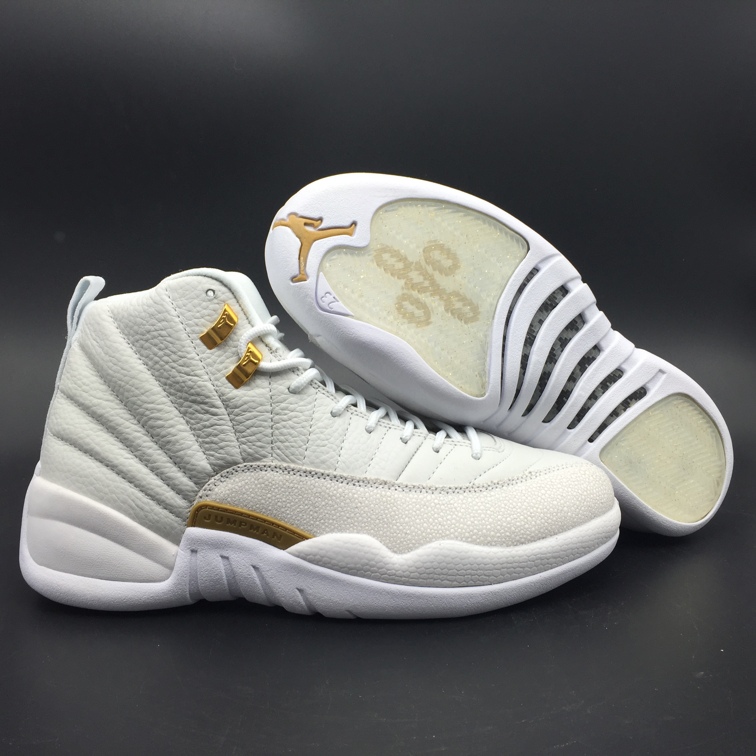 Air Jordan 12 Retro Ovo White Metallic Gold 873864 102 3 - www.kickbulk.co