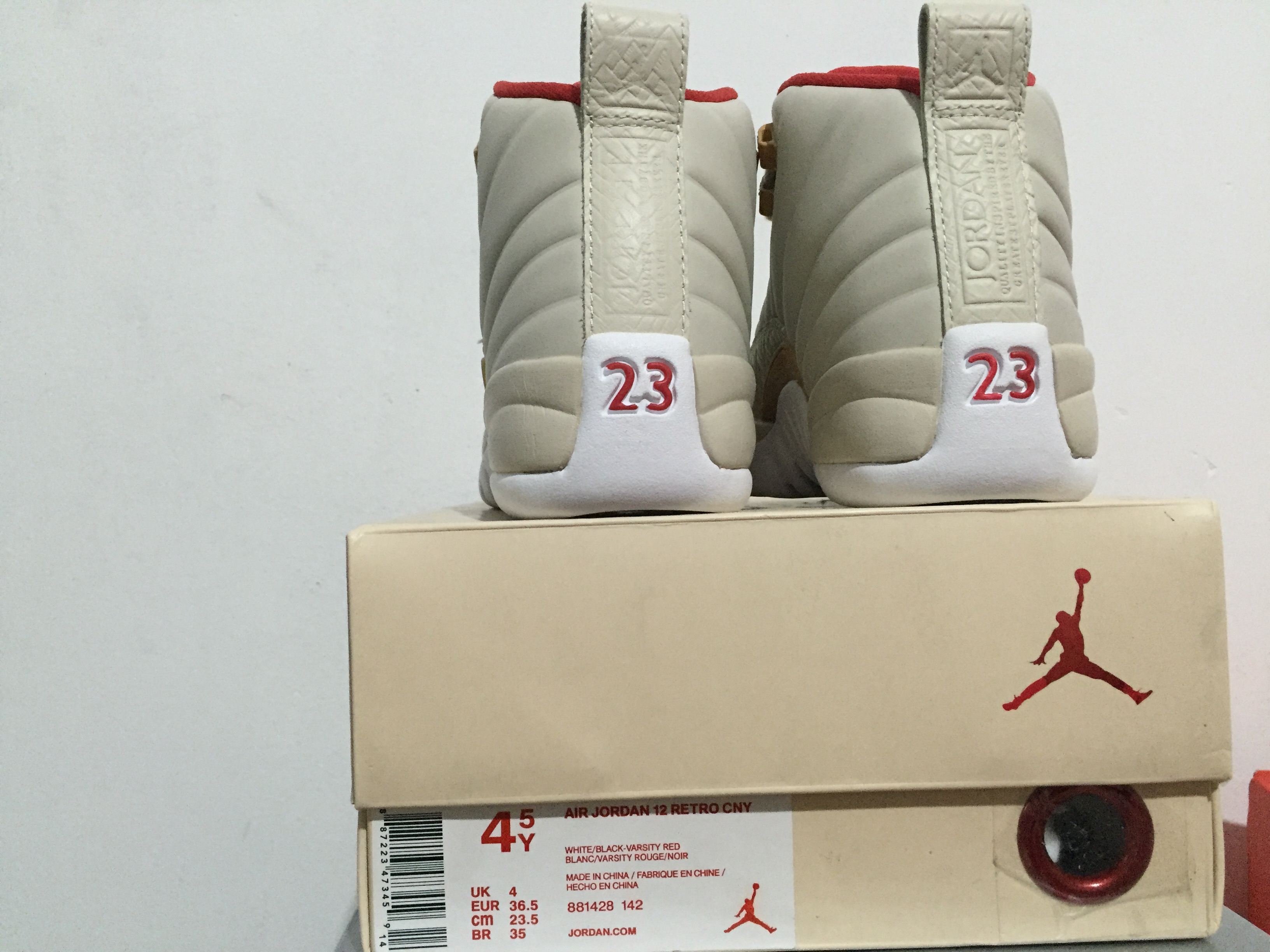 Nike Air Jordan 12 Retro Cny Gs Chinese New Year 2017 881428 142 15 - www.kickbulk.co